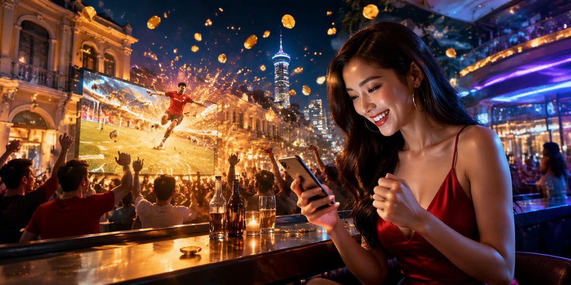 Người dùng tại TP.HCM theo dõi sự kiện thể thao và đặt cược trực tuyến qua ứng dụng mobile